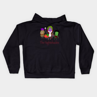 The Nightshades Goth Vegetable Family Kids Hoodie